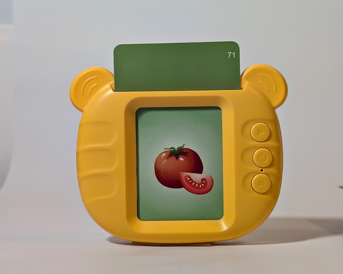 Indigenize flashcard reader with card (in use)